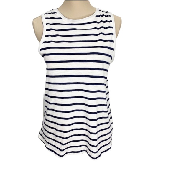 Gap open split back striped tank top basic S - Picture 10 of 10